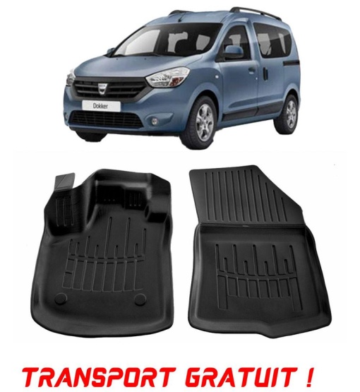Dacia Dokker (2012-2021) (Fata) Set covorase auto cauciuc G.Modern Line 3D transport gratuit