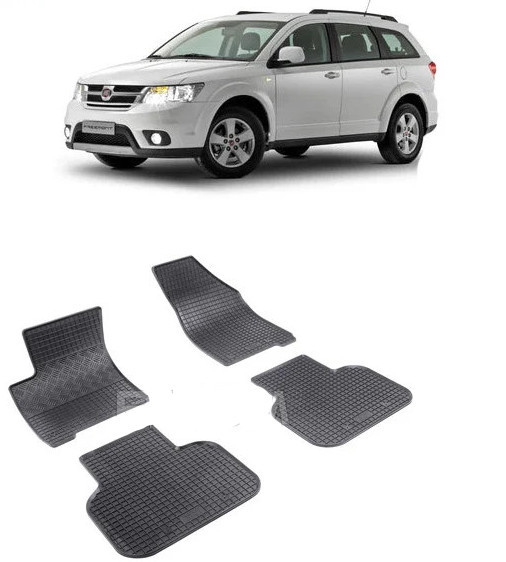Fiat Freemont, Suv, fabricat din 08.2011 - 2016, set covorase auto dedicate, din cauciuc 100% Premium