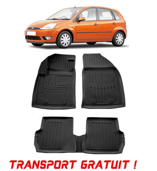 Ford Fiesta (2002-2008) Set covorase auto cauciuc G.Modern Line 3D transport gratuit