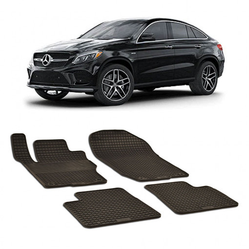 Mercedes GLE-Class (W166/C292) (2015-2019) Set 4 covorase auto cauciuc Urban Line