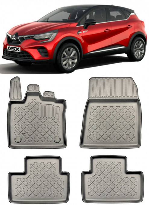 Mitsubishi ASX Set covorase auto tip tavita compatibile Mitsubishi ASX II PHEV fabricatie 03.2023 - prezent, caroserie suv