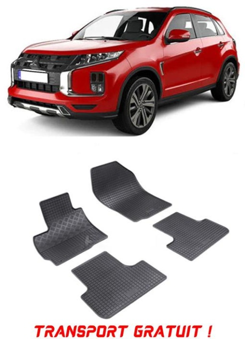 Mitsubishi Asx, Suv, fabricat din 05.2010 - Prezent, set covorase auto dedicate, din cauciuc 100% Premium - Transport Gratuit
