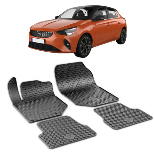 Opel Corsa F (2019-) Set 4 covorase auto cauciuc Urban Line