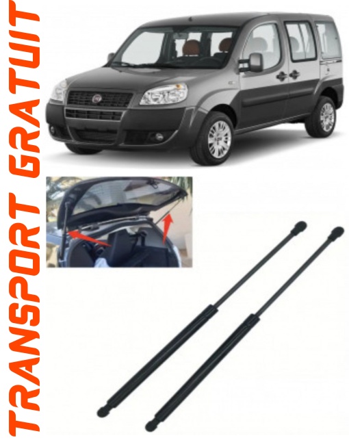 Set 2 amortizoare portbagaj Magnum Technology pentru Fiat Doblo, caroserie MPV, an fabricatie 2001 - 2010 Magnum