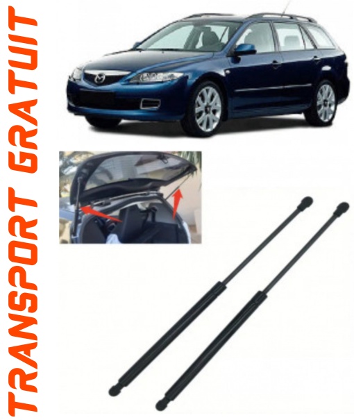 Set 2 amortizoare portbagaj Magnum Technology pentru Mazda 6 Saloon (GG), an fabricatie 2002 - 2008 Magnum
