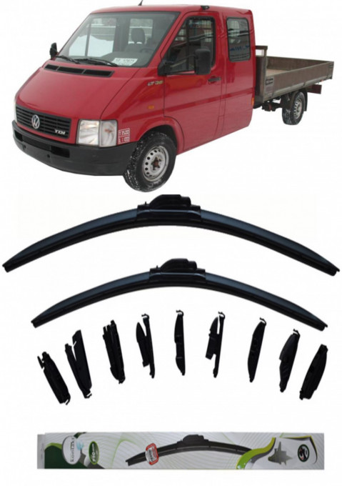 Set 2 stergatoare Kontakt Multi Adapter 60 cm/53 cm compatibile cu Volkswagen Lt 28-46 Ii Platform/Chassis (2Dc, 2Df, 2Dg, 2Dl, 2Dm) din 1996-2006 (60 cm/53 cm)