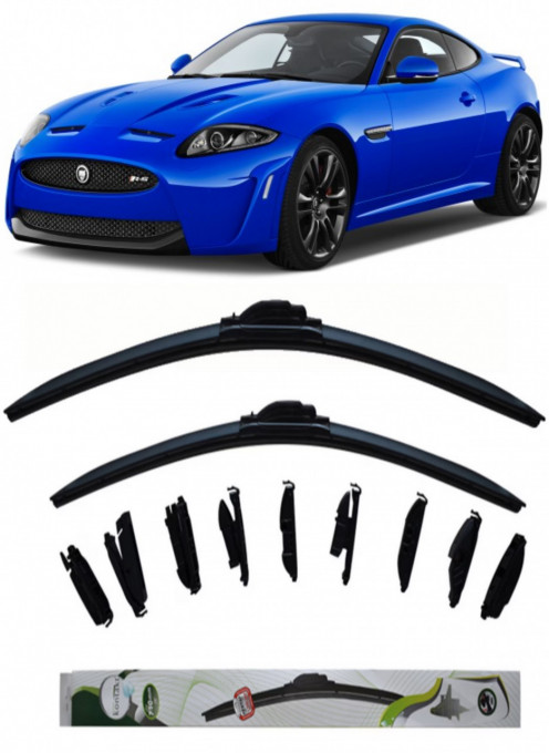 Set 2 stergatoare Multi Adapter 60/48 cm compatibile cu Jaguar XK(2006-2014) (53 cm/53 cm)