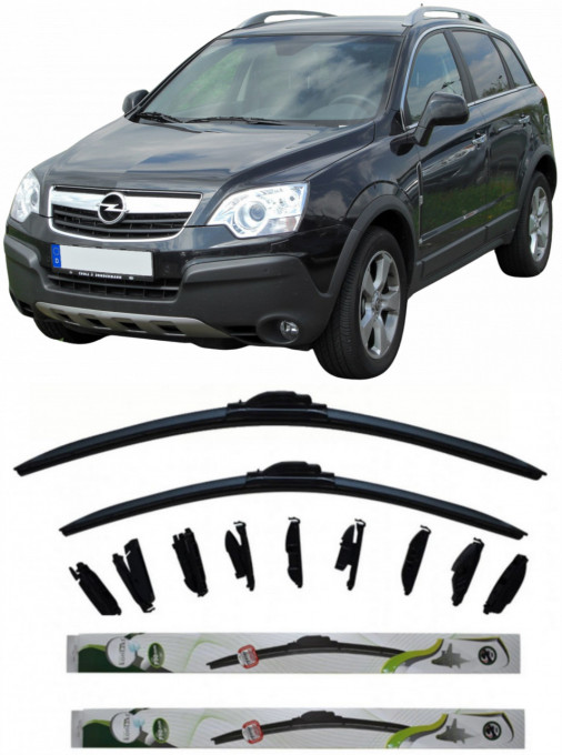 Set 2 stergatoare Multi Adapter 60/48 cm compatibile cu Opel Antara(2006) (60 cm/40 cm)