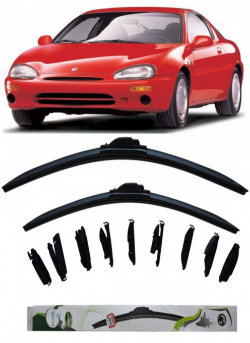 Set 2 stergatoare MultiAdapter 53cm/45cm compatibile cu Mazda MX-3 (EC) (1991-1998) (53 cm/45 cm)