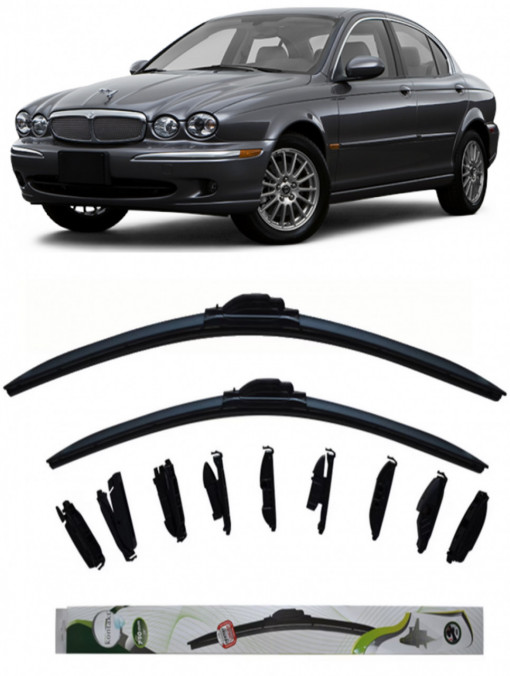 Set 2 stergatoare MultiAdapter 55cm/48cm compatibile cu Jaguar X-TYPE I (X400) (2001-2009) (55 cm/48 cm)