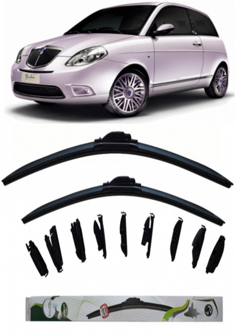 Set 2 stergatoare MultiAdapter 60cm/40cm compatibile cu Lancia YPSILON (843_) (2003-2011) (60 cm/40 cm)