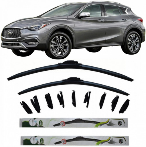 Set 2 stergatoare MultiAdapter 60cm/48cm compatibile cu Infiniti QX30 (2016) (60 cm/48 cm)