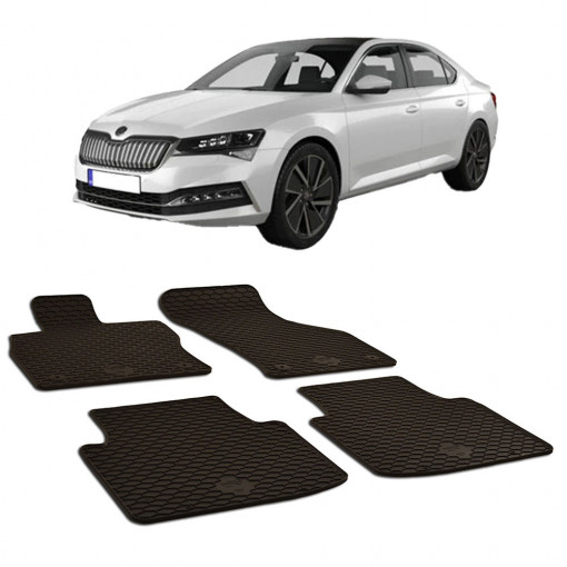 Skoda Superb IV (2020-) Set 4 covorase auto cauciuc Urban Line