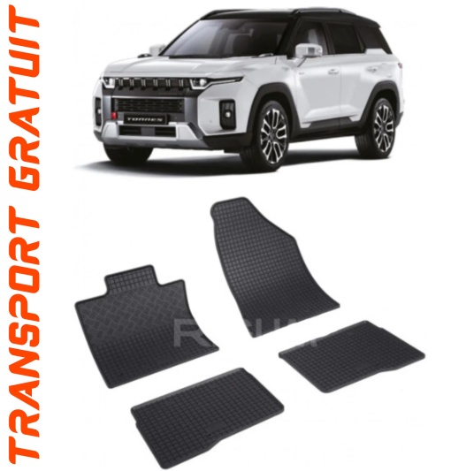 Ssang Yong Torres fabricat din 2023 - Prezent, Suv, set covorase auto dedicate, din cauciuc 100% Premium