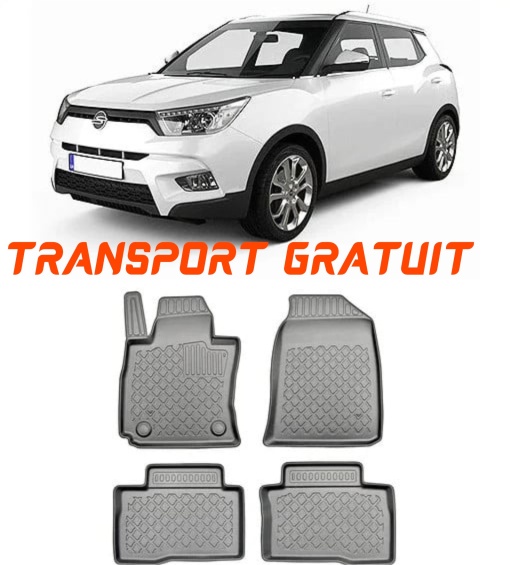 Ssangyong TIVoli Facelift, Suv, Din 01.2020 - Prezent , Set Covorase Auto Tip Tavita Premium 3D, din cauciuc
