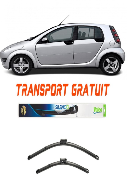 Stergatoare Smart Fortwo Set 2 stergatoare parbriz Valeo pentru Smart Fortwo 2004-2007 (53 cm / 53 cm)