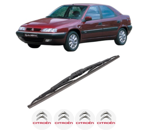 Stergator lamela spate CITROEN XANTIA (X1_, X2_) din 1993 - 2003, pentru luneta auto, Bosch Twin, din cauciuc siliconat rezistent, 4 Stickere Auto CITROEN
