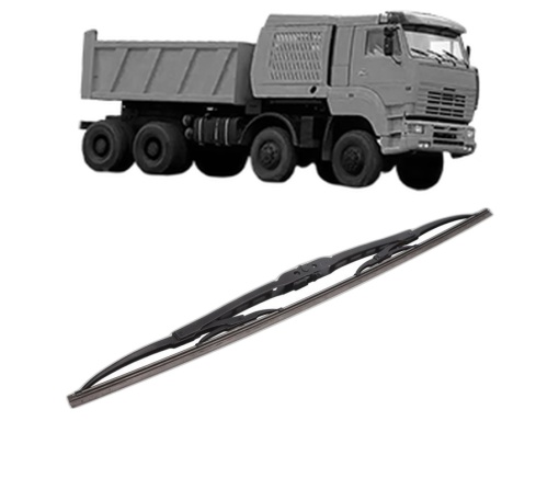 Stergator lamela spate KAMAZ 65228 din 2004, pentru luneta auto, Bosch Twin, din cauciuc siliconat rezistent, 4 Stickere Auto KAMAZ