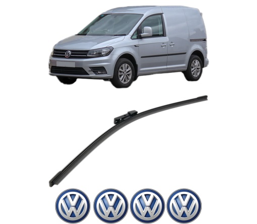 Stergator lamela spate Volkswagen CADDY ALLTRACK IV Box Body/MPV (SAA) din 2015 - 2020, pentru luneta auto, Bosch Aerotwin, din cauciuc siliconat rezistent, 4 Stickere Auto VW