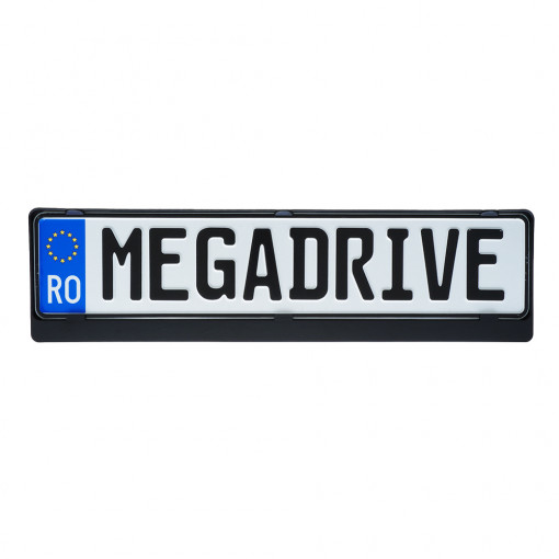 Suport Numar Inmatriculare Mega Drive Simplu Set 2 Buc