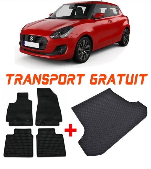 Suzuki Swift Hatchback din 05.2017 - Prezent *1, Set Covorase + tavita portbagaj auto