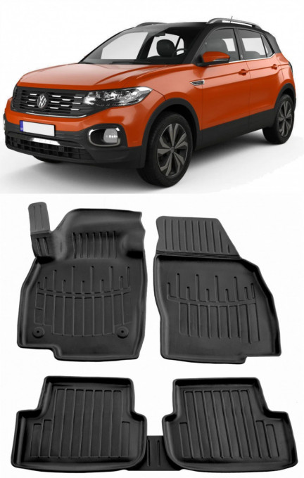 Volkswagen T-Cross (2019-) Set covorase auto cauciuc G.Modern Line 3D
