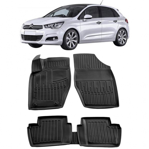 Citroen C4 (L) (2004-2010) Set covorase auto cauciuc G.Modern Line 3D