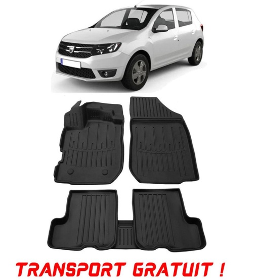 Dacia Sandero II (2012-2020) Set covorase auto cauciuc G.Modern Line 3D transport gratuit