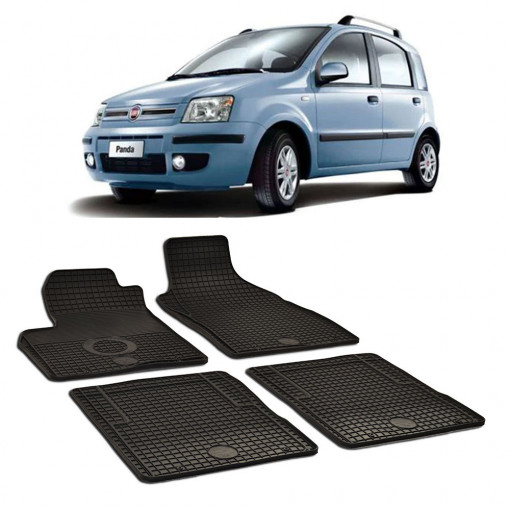 Fiat Panda II (2003-2012) Set 4 covorase auto cauciuc Urban Line