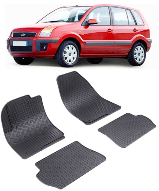 Ford Fusion, Van, fabricat din 2003 - 11.2012, set covorase auto dedicate, din cauciuc 100% Premium