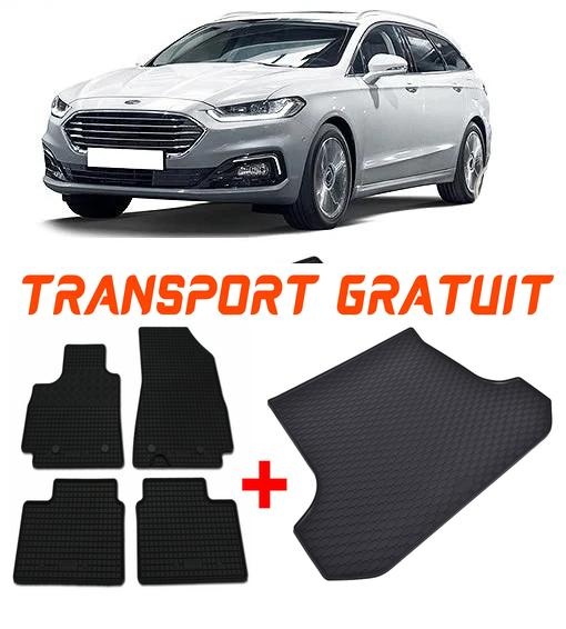 Ford Mondeo V din 01.2015 - Prezent Combi Roata Rezerva Ingusta / Kit Reparatie *2, Set Covorase + tavita portbagaj auto