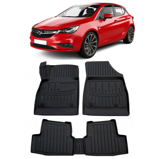 Opel Astra K (2015-2021) Set covorase auto cauciuc G.Modern Line 3D