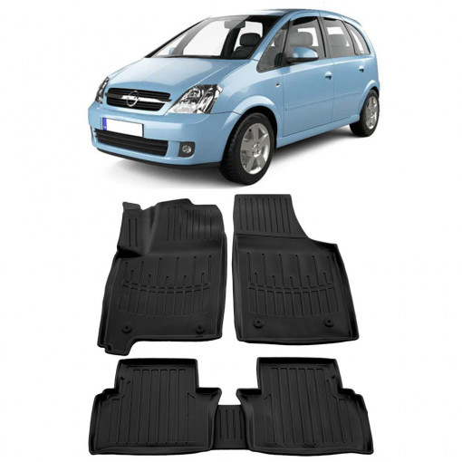 Opel Meriva A (2002-2010) Set covorase auto cauciuc G.Modern Line 3D