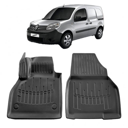 Renault Kangoo II (2008-2020) Set Covorase auto tip tavita din cauciuc Premium Umbrella