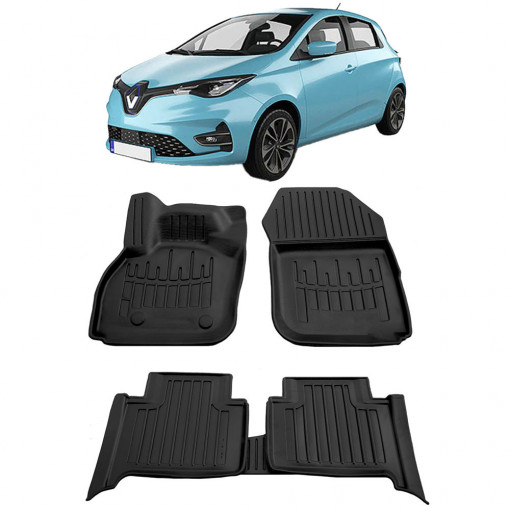 Renault Zoe (2018-) Set covorase auto cauciuc G.Modern Line 3D