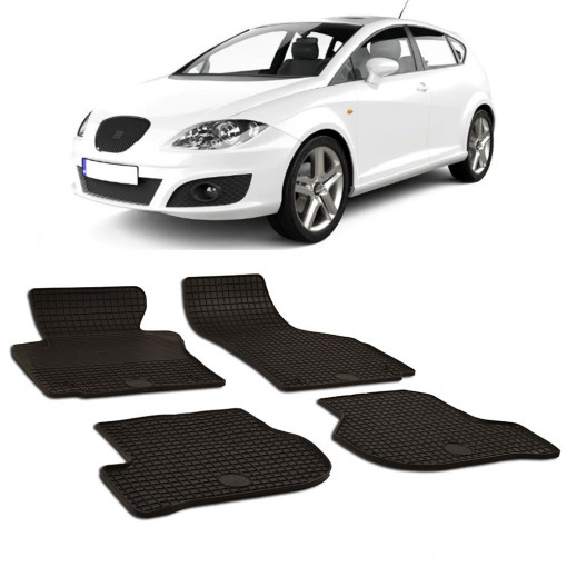 Seat Leon (2005-2012) Set 4 covorase auto cauciuc Urban Line
