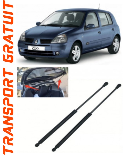Set 2 amortizoare portbagaj Magnum Technology pentru Renaut Clio II (BB_, CB_), caroserie Hatchback, an fabricatie 1998 - 2005 Magnum