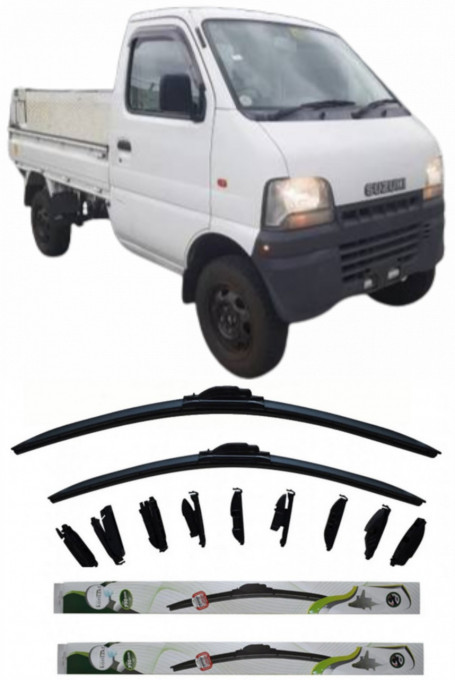 Set 2 stergatoare Kontakt Multi Adapter 40 cm/40 cm compatibile cu Suzuki Carry Platform/Chassis (Fd, Da5_T, Da6_T) din 2000-2004 (40 cm/40 cm)