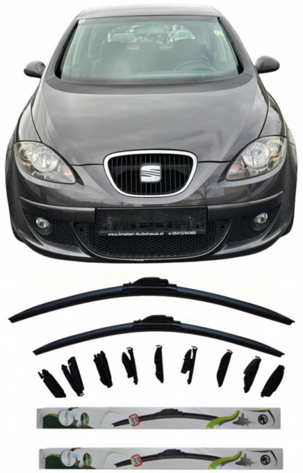 Set 2 stergatoare MultiAdapter 53cm/48cm compatibile cu Seat TOLEDO II (1M2) (1998-2006) (53 cm/48 cm)