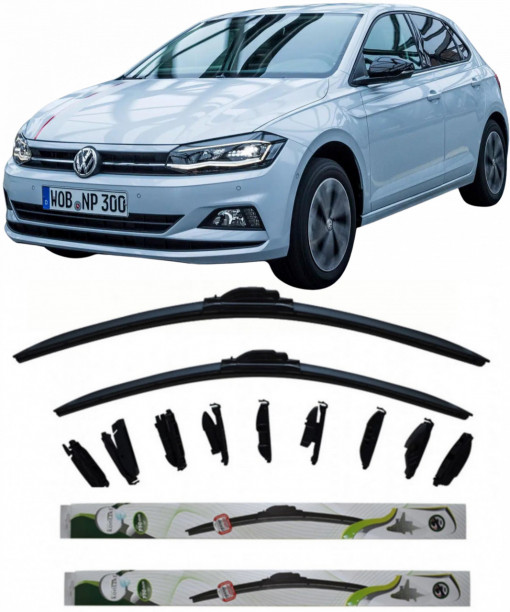 Set 2 stergatoare MultiAdapter 60cm/40cm compatibile cu Volkswagen POLO Van (6R) (2009-2017) (60 cm/40 cm)