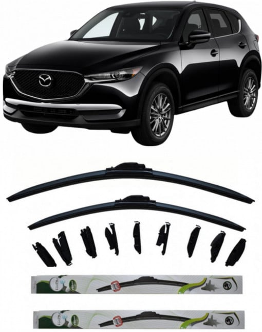 Set 2 stergatoare MultiAdapter 60cm/45cm compatibile cu Mazda CX-5 (KE, GH) (2011-2017) (60 cm/45 cm)