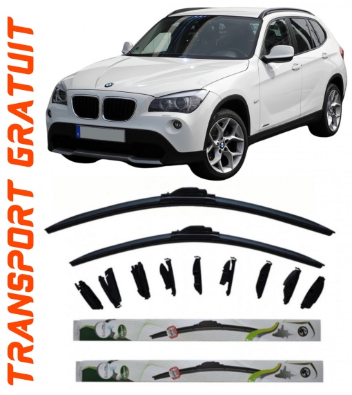 Set 2 stergatoare MultiAdapter 60cm/48cm compatibile cu Bmw X1 (E84) (2009-2015) (60 cm/48 cm)