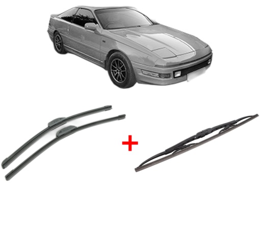 Set 3 stergatoare FORD USA PROBE II (ECP) din 1993 - 1998, pentru parbriz si luneta fata si spate auto, Bosch Twin, din cauciuc siliconat rezistent, 4 Stickere Auto FORD USA