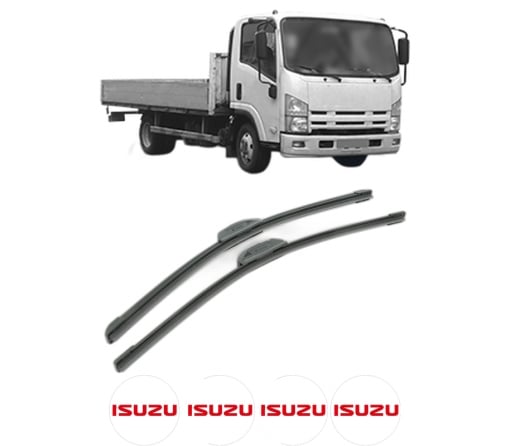 Set stergatoare ISUZU N (6th Generation) din 2006, pentru parbriz auto, 2 bucati, Bosch Aerotwin Retrofit, din cauciuc siliconat rezistent, 4 Stickere Auto ISUZU