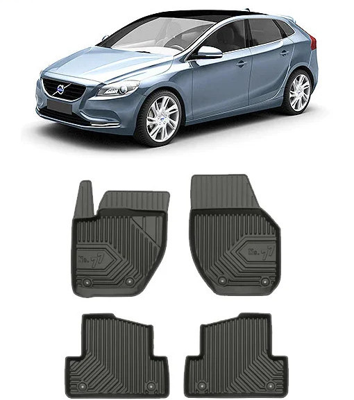 Volvo V40 II Din 07.2012 - Prezent, Combi , Set Covorase Auto Tip Tavita Premium 3D, din cauciuc
