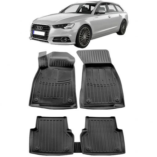 Audi A6 (C8) (2018-) Set covorase auto cauciuc G.Modern Line 3D