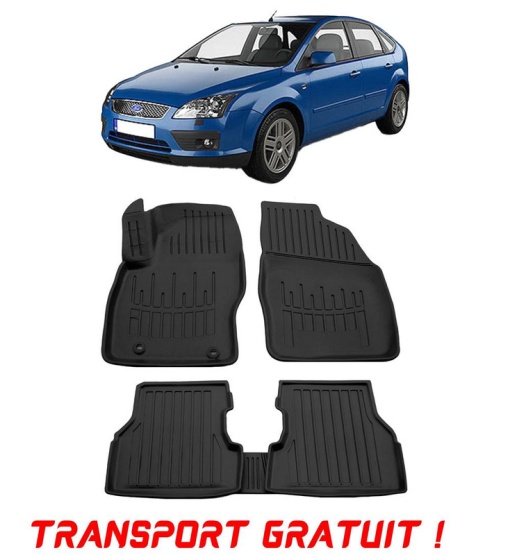 Ford Focus II (C307) (2004-2011) Set covorase auto cauciuc G.Modern Line 3D transport gratuit
