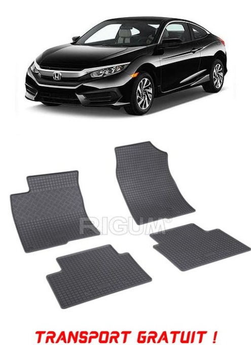 Honda CIVIc Xi fabricat din 11.2022 - Prezent, Hatchback, set covorase auto dedicate, din cauciuc 100% Premium - Transport Gratuit