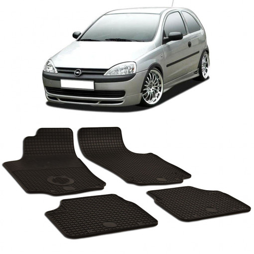 Opel Corsa C (2000-2006) Set 4 covorase auto cauciuc Urban Line