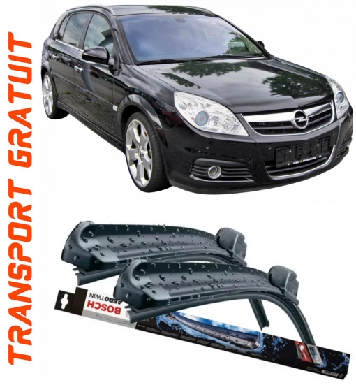 Opel Signum Set 2 stergatoare parbriz pentru parbriz compatibile cu Opel Signum fabricat incepand cu 2003, breloc Hella (60 cm / 47.5 cm)